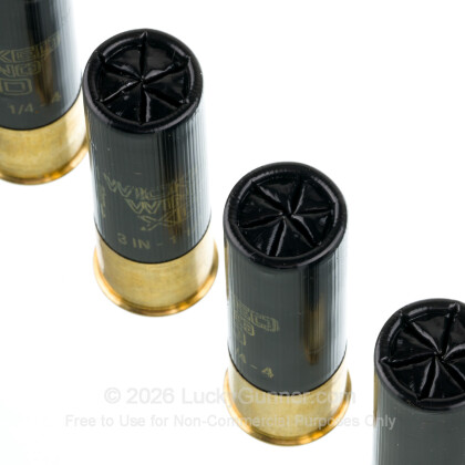 Large image of Premium 12 Gauge Ammo For Sale - 3” 1-1/4oz. #4 Steel Shot Ammunition in Stock by Browning Wicked Wing - 25 Rounds