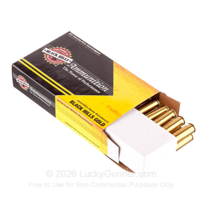 Large image of Premium 270 Ammo For Sale - 130 Grain Hornady GMX Ammunition in Stock by Black Hills Gold - 20 Rounds