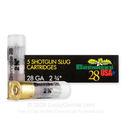 Image 2 of Brenneke Slugs 28 Gauge Ammo