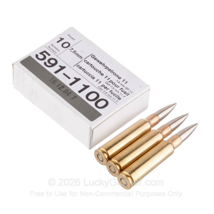 Image 2 of Surplus Ammo from RUAG Munitions Image 2 of RUAG Munitions 7.5x55 Swiss Ammo