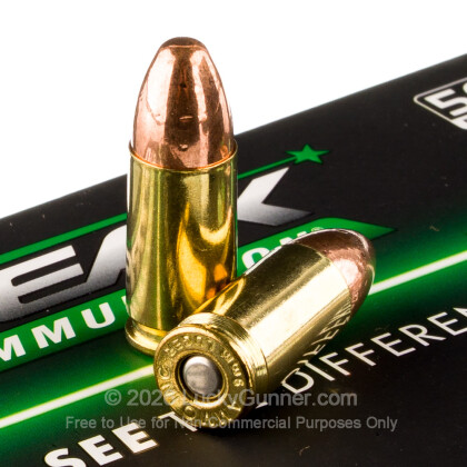 Large image of Premium 9mm Ammo For Sale - 124 Grain TMJ Non-Incendiary Visual Tracer Ammunition in Stock by Ammo Inc. Streak - 50 Rounds