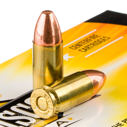 Large image of Cheap 9mm Ammo For Sale - 147 Grain FMJ Ammunition in Stock by Armscor - 50 Rounds