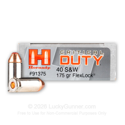 Image 1 of Hornady .40 S&W (Smith & Wesson) Ammo
