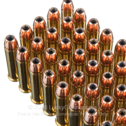 Large image of Cheap 357 Mag Ammo For Sale - 158 Grain JHP Ammunition in Stock by Black Hills Ammunition - 50 Rounds