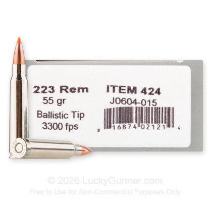 Image 1 of Underwood .223 Remington Ammo