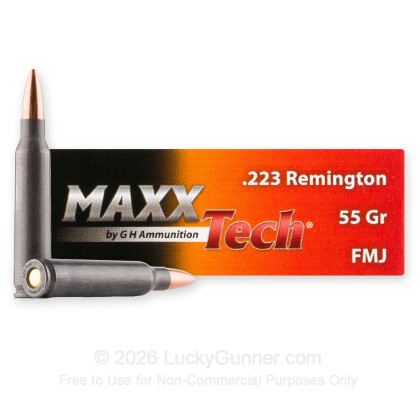 Image 2 of 223 Ammo from MaxxTech Image 2 of MaxxTech .223 Remington Ammo