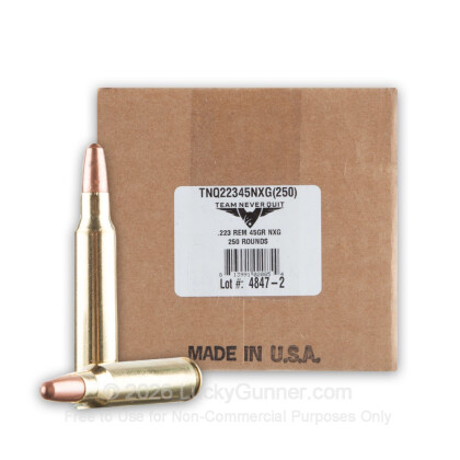 Image 1 of Team Never Quit .223 Remington Ammo