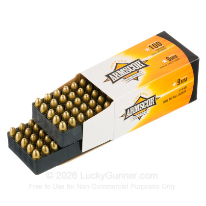 Image 3 of Armscor 9mm Luger (9x19) Ammo