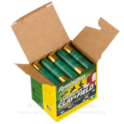 Large image of Cheap 28 Gauge Ammo For Sale - 2-3/4” 3/4oz. #9 Shot Ammunition in Stock by Remington American Clay & Field - 25 Rounds
