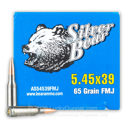 Image 2 of Silver Bear 5.45x39 Russian Ammo