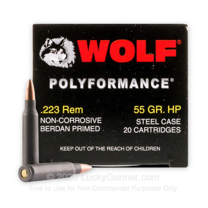 Image 1 of Wolf .223 Remington Ammo