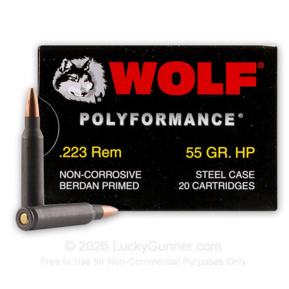 Image 2 of Wolf .223 Remington Ammo