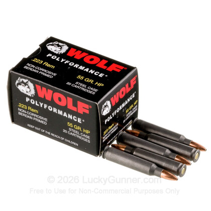Image 3 of Wolf .223 Remington Ammo