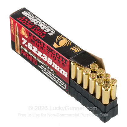 Image 3 of 7.62x39 Ammo from Fort Scott Munitions Image 3 of Fort Scott Munitions 7.62X39 Ammo