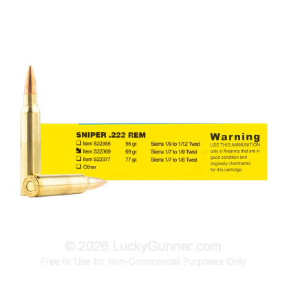 Image 1 of Buffalo Bore .223 Remington Ammo