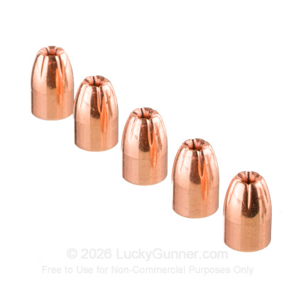 Large image of Bulk 9mm (.356) Bullets for Sale - 124 Grain Hybrid HP Bullets in Stock by Berry's - 1000