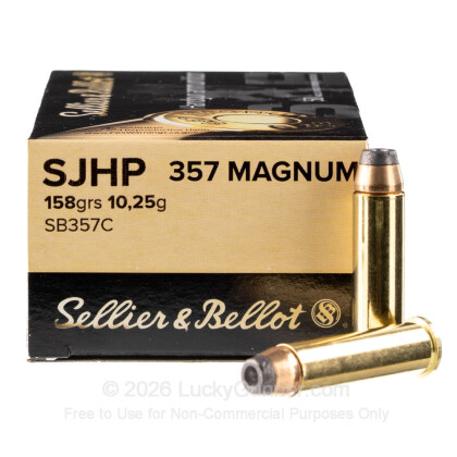 Image 2 of Sellier & Bellot Ammo from Sellier & Bellot Image 2 of Sellier & Bellot .357 Magnum Ammo