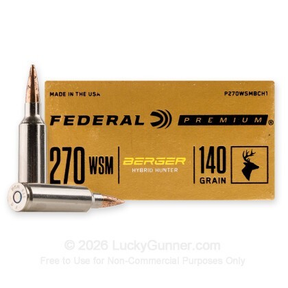 Image 1 of Federal .270 Winchester Short Magnum Ammo