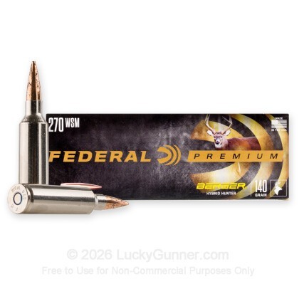 Image 2 of Federal .270 Winchester Short Magnum Ammo