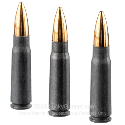 Large image of Cheap 7.62x39 Ammo For Sale - 122 Grain Nonmagnetic FMJ Ammunition in Stock by Red Army Standard - 20 Rounds