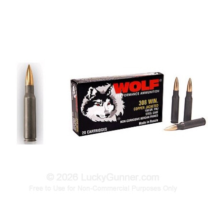 Image 1 of Wolf .308 (7.62X51) Ammo