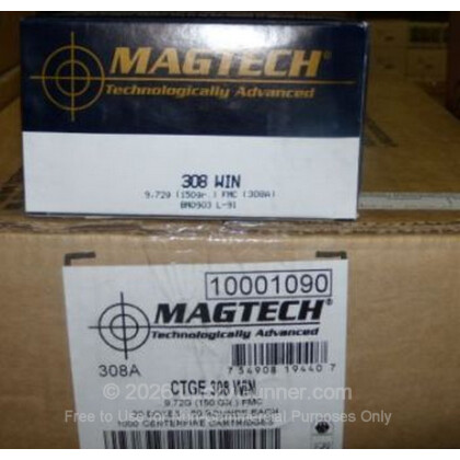Image 2 of Magtech Ammo from Magtech Image 2 of Magtech .308 (7.62X51) Ammo