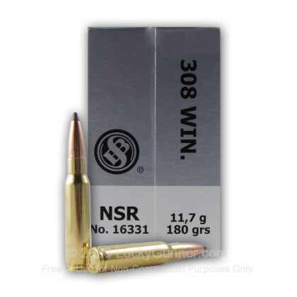 Large image of 308 Ammo For Sale - 180 gr Nosler Partition - Sellier & Bellot Ammo Online