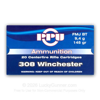 Image 1 of Shop by Popular Brand from Prvi Partizan Image 1 of Prvi Partizan .308 (7.62X51) Ammo