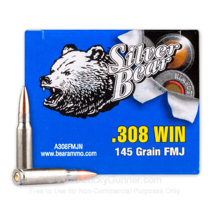 Image 2 of Shop by Popular Brand from Silver Bear Image 2 of Silver Bear .308 (7.62X51) Ammo
