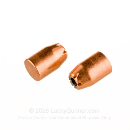 Large image of Premium 40 S&W (.400") Bullets for Sale - 180 Grain JHP Bullets in Stock by Zero Bullets - 500 Projectiles
