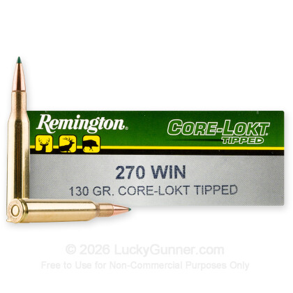 Image 1 of Shop by Popular Brand from Remington Image 1 of Remington .270 Winchester Ammo
