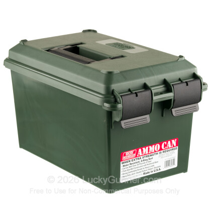 Large image of MTM Case-Gard Forest Green Brand New Plastic Ammo Cans For Sale
