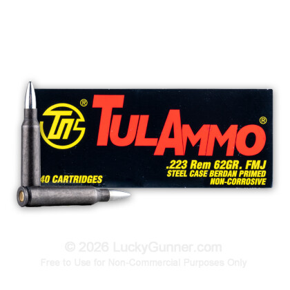 Image 2 of Tula Cartridge Works .223 Remington Ammo