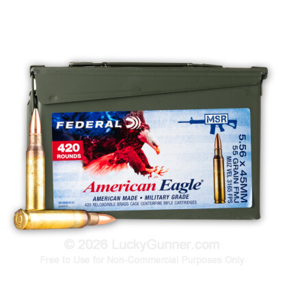 Image 1 of Federal 5.56x45mm Ammo