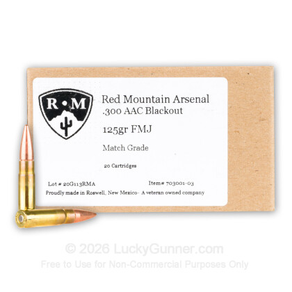 Image 1 of Red Mountain Arsenal .300 Blackout Ammo