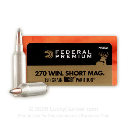 Image 1 of Federal .270 Winchester Short Magnum Ammo