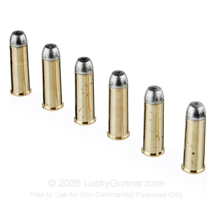 Large image of Cheap 44-40 WCF Ammo For Sale - 200 Grain RNFP Ammunition in Stock by Black Hills Cowboy - 50 Rounds