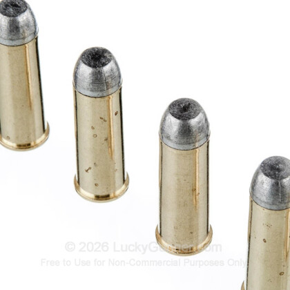 Large image of Cheap 44-40 WCF Ammo For Sale - 200 Grain RNFP Ammunition in Stock by Black Hills Cowboy - 50 Rounds