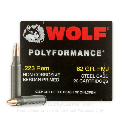 Image 1 of Wolf .223 Remington Ammo
