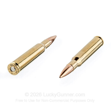 Large image of Premium 30-06 Ammo For Sale - 168 Grain HPBT Ammunition in Stock by Black Hills Gold Match - 20 Rounds