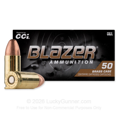 Image 2 of Blazer Brass 9mm Luger (9x19) Ammo