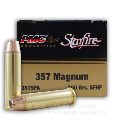 Large image of Cheap 357 Mag Defense PMC Starfire Ammo For Sale - 150 gr JHP Ammunition by PMC In Stock - 20 Rounds