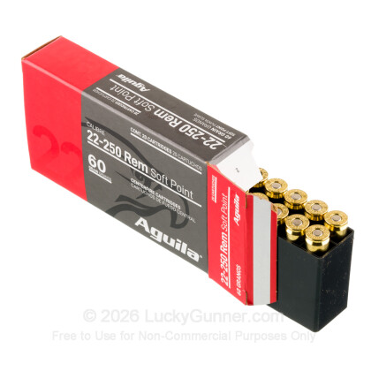 Image 3 of Aguila .22-250 Remington Ammo