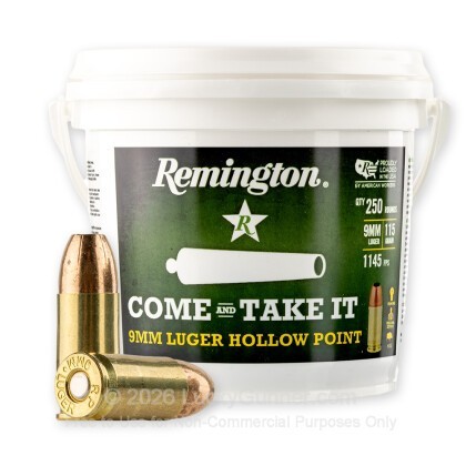 Image 1 of Remington 9mm Luger (9x19) Ammo