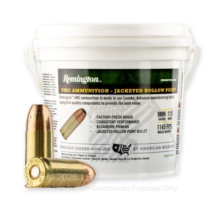 Image 2 of Remington 9mm Luger (9x19) Ammo