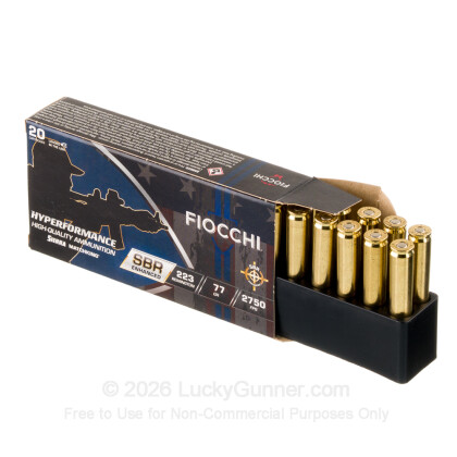 Image 3 of Fiocchi .223 Remington Ammo