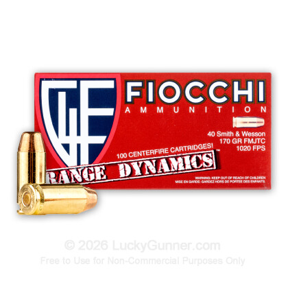 Image 2 of Fiocchi .40 S&W (Smith & Wesson) Ammo