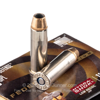 Large image of Premium 38 Special Ammo For Sale Online - Federal Hydra-Shok 110 Grain JHP - 200 Rounds
