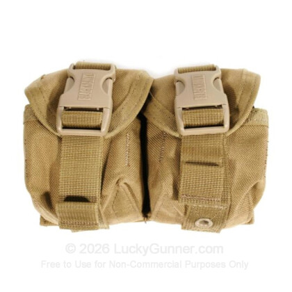 Large image of S.T.R.I.K.E. Double Frag Grenade Pouch - Blackhawk - Coyote Tan