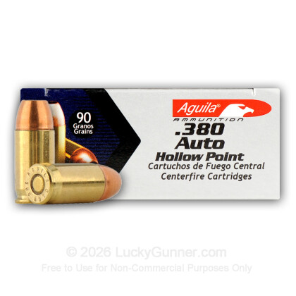 Image 1 of Shop by Popular Brand from Aguila Image 1 of Aguila .380 Auto (ACP) Ammo